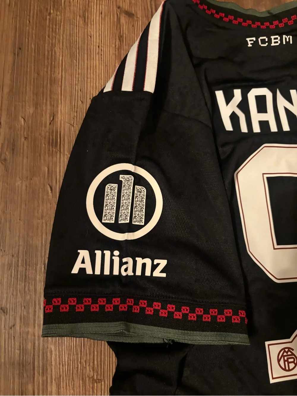 adidas Black Kane #9 Soccer Jersey